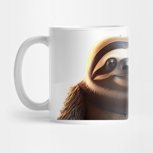 Cute Sloth Art Mug